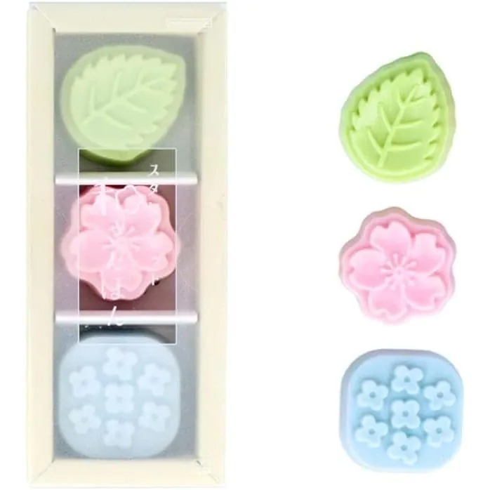 花葉 日系和果子印章 3入組｜日本SUN-STAR