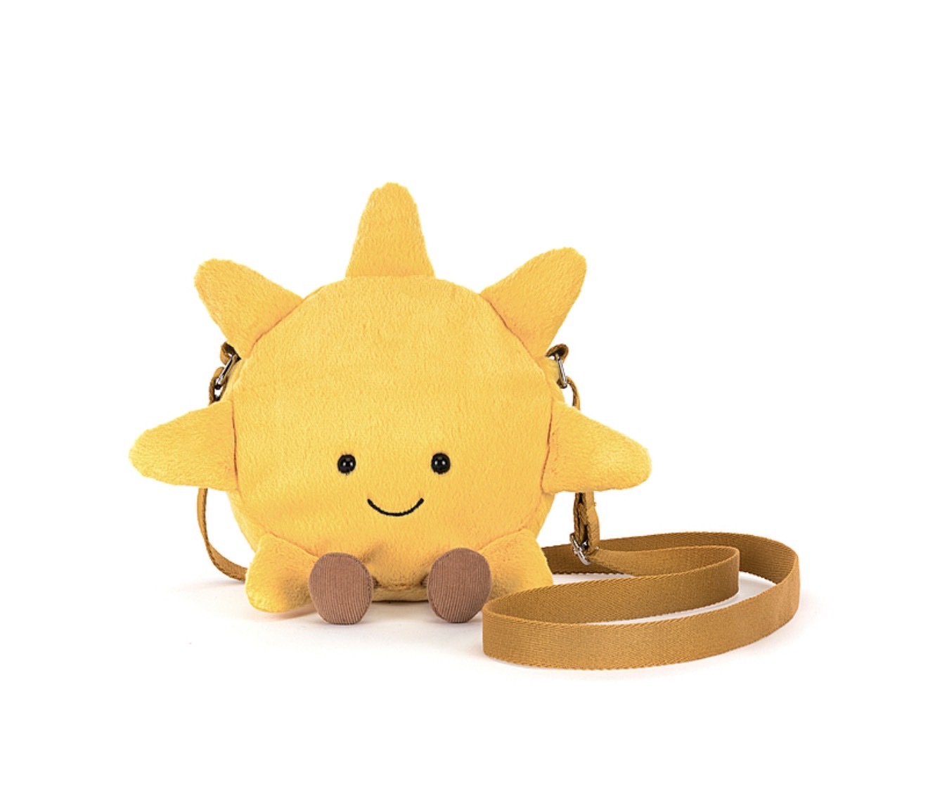 【Luxury】JELLYCAT 可愛動物 趣味物品 太陽雲朵烏雲白雲月亮 貓咪烏龜小豬 狗狗猴子植物仙人掌彩虹 肩背包療癒公仔 玩偶