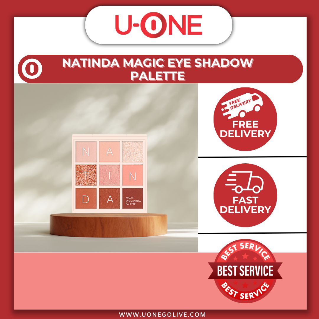 U-ONE | Korea | Natinda | Magic Eye Shadow Palatte | 3.5g | Ready Stock | Fast Delivery