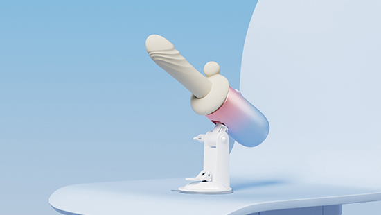 LOVENSE - Spinel 可APP控推撞抽插加熱式按摩棒+手持/吸啜底盤