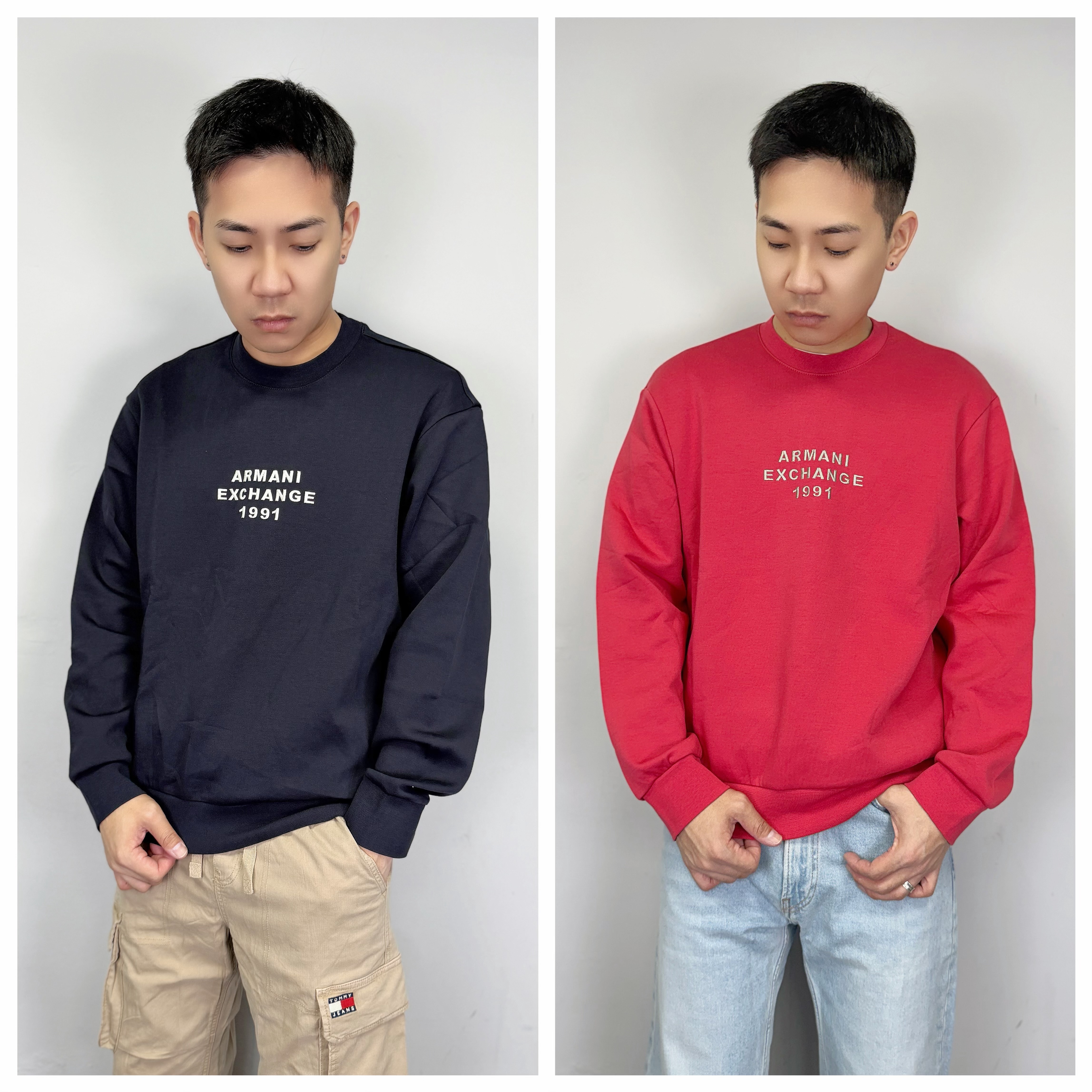 Armani Exchange AX 胸前小字母 大學T 長袖