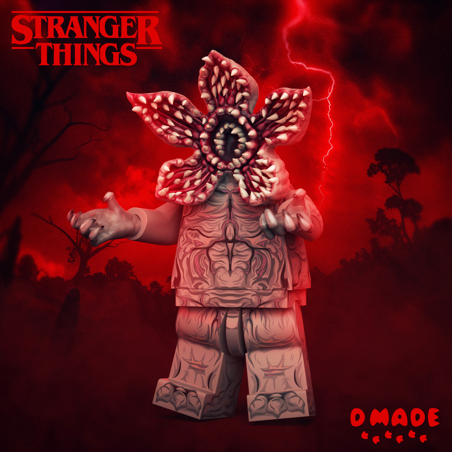 [D Made][Preorder] Demogorgon - Chomper [UVprinted]