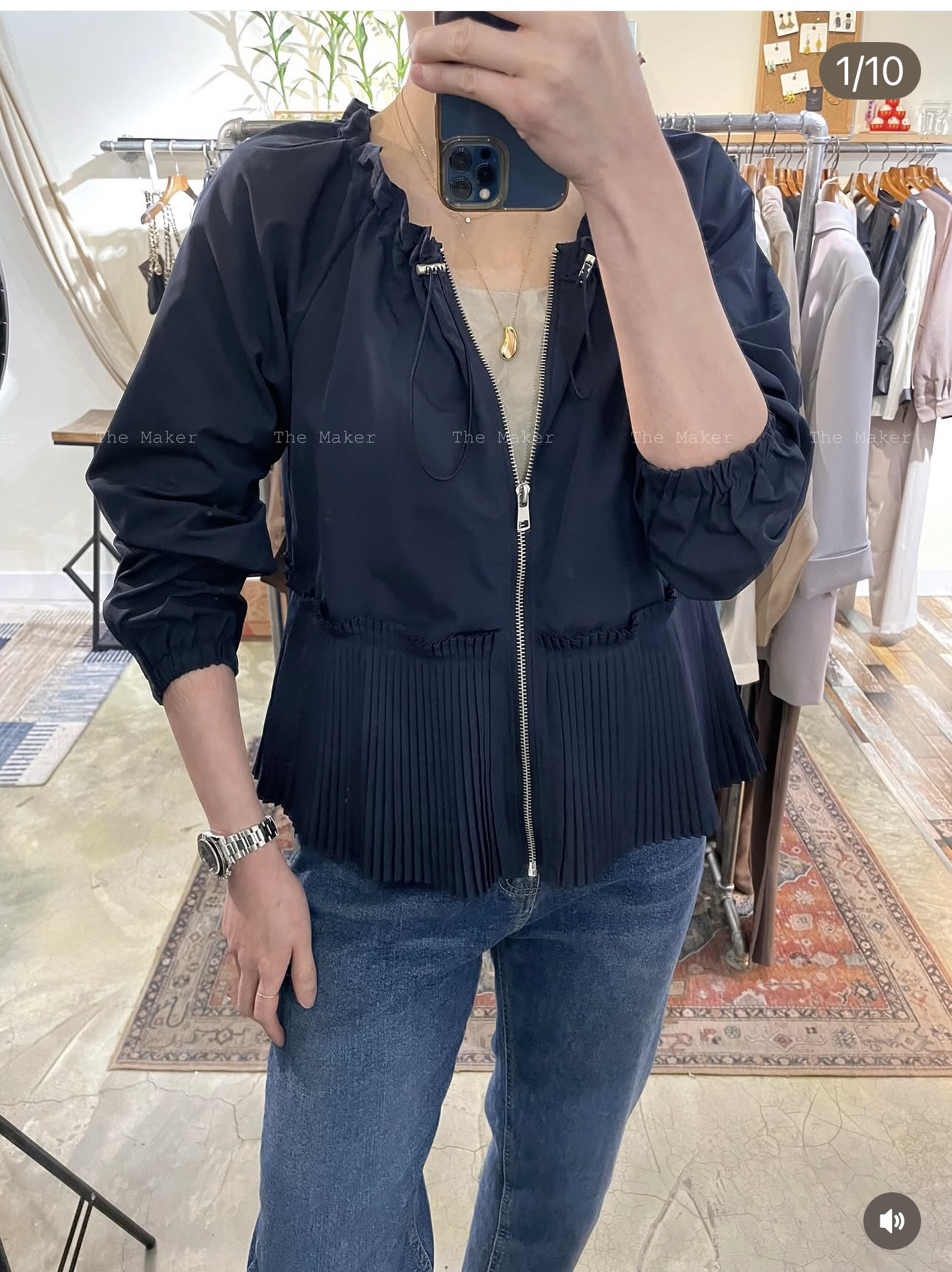 *️⃣ 拉鍊百摺風褸 *️⃣