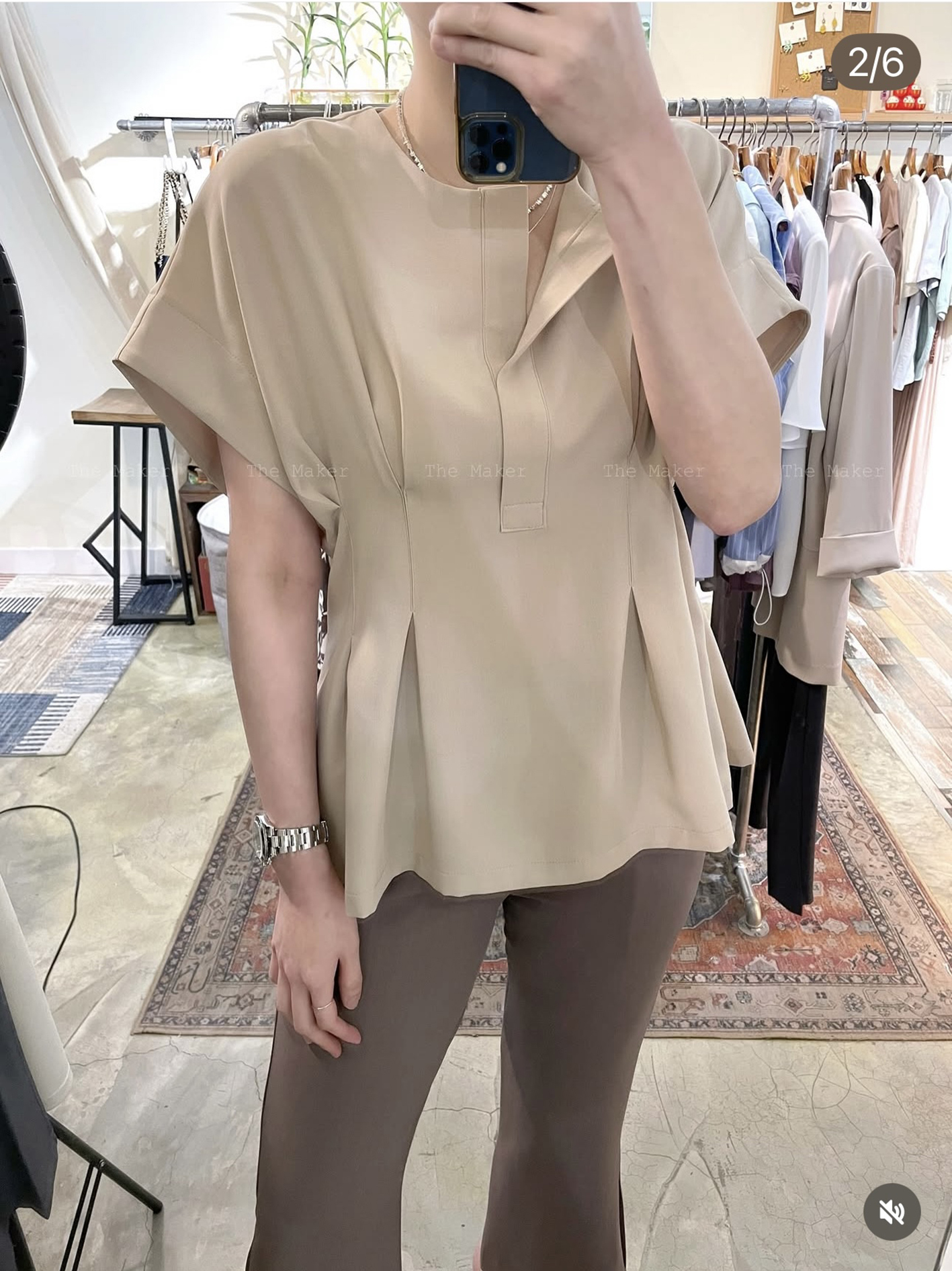 *️⃣ 收腰百褶Top *️⃣