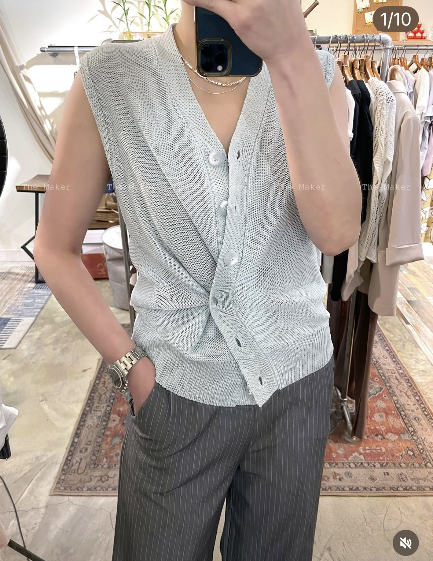 *️⃣ 靚色柔軟針織背心 *️⃣