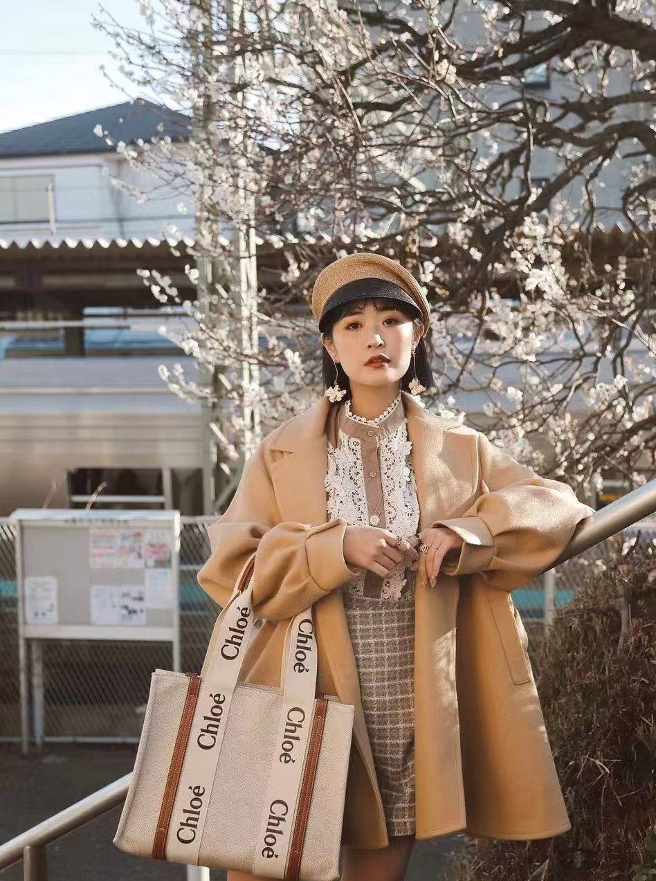 【預購】Chloe  Medium Woody Linen K1128800 托特包包 (先付$500後付$4480）售價$4980