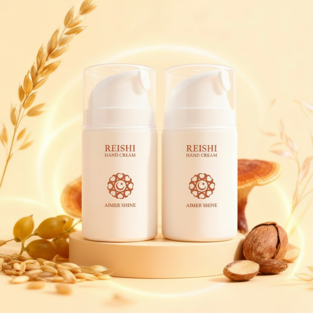 靈芝修護手霜 4% Reishi Hand Cream 50mL 真空瓶裝 x 2入優惠組