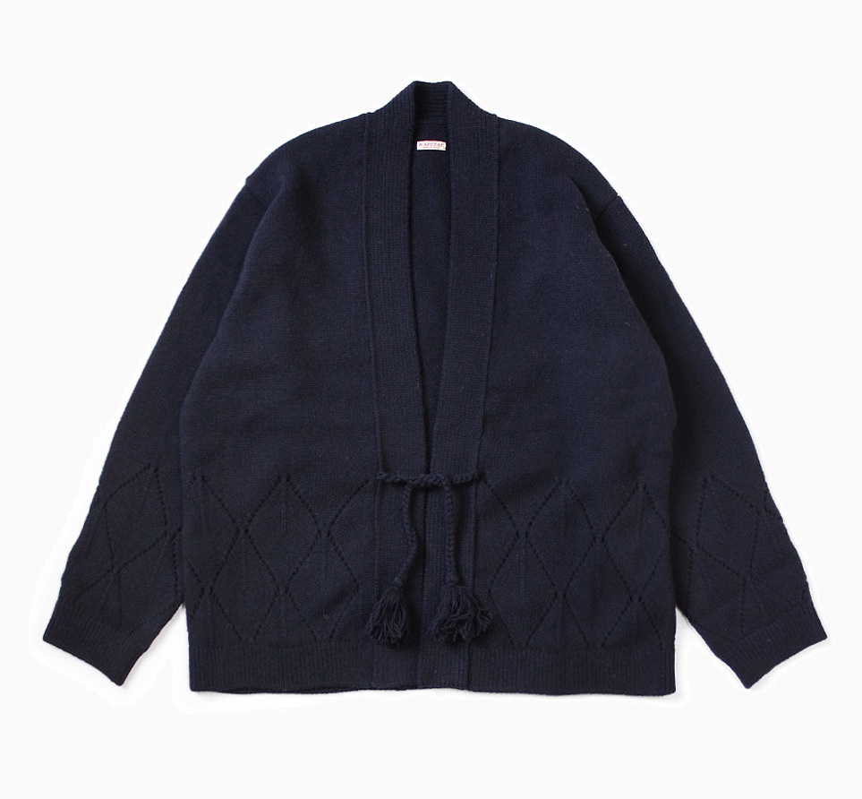 12/25 RE-STOCK: KAPITAL 5G WOOL NEEDLE PUNCHED ARGYLE CARIGAN - PRE ORDER ITEM (預訂中)