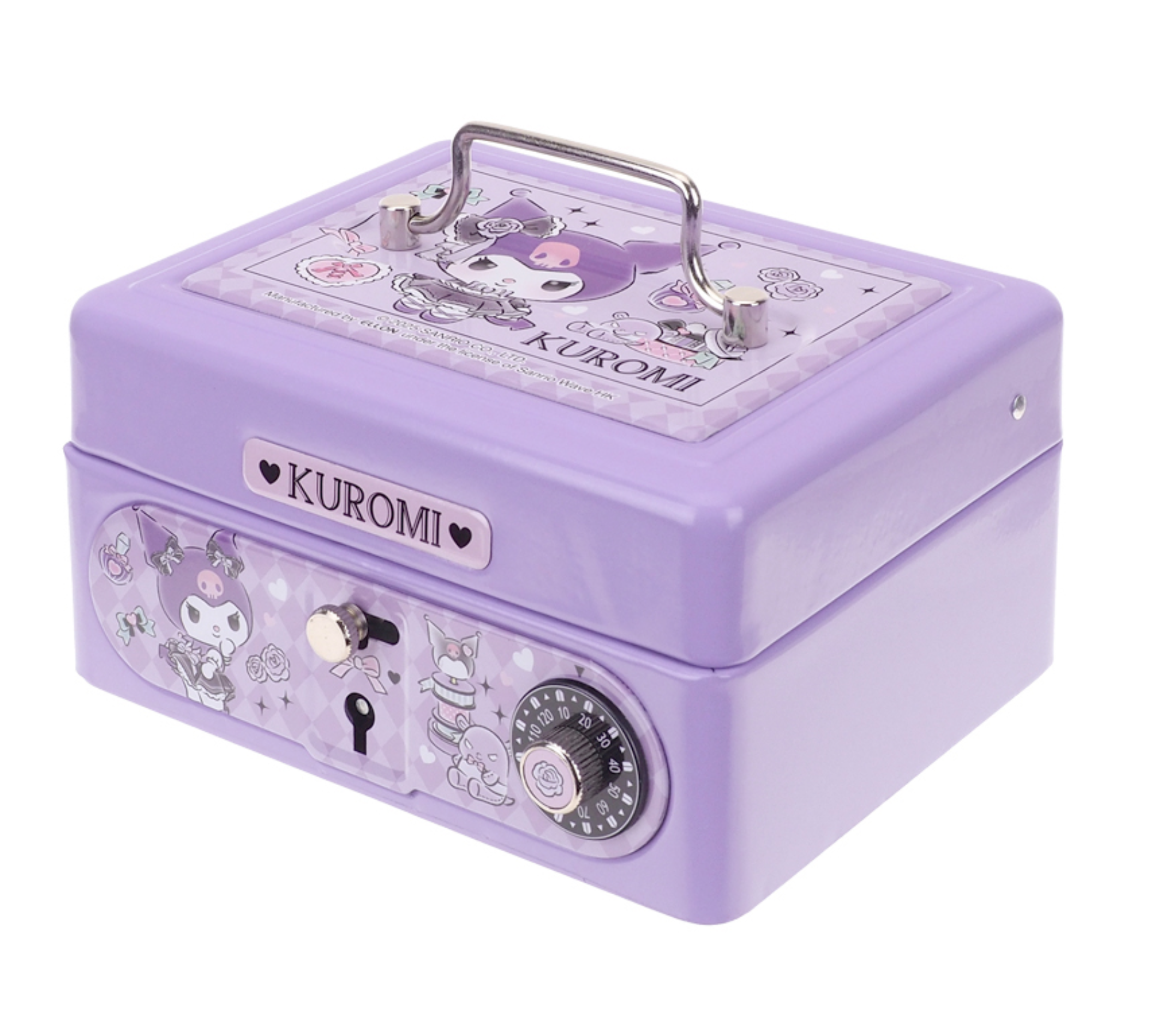 Kuromi 夾萬連密碼鎖及鎖匙 -細 9-6545-30