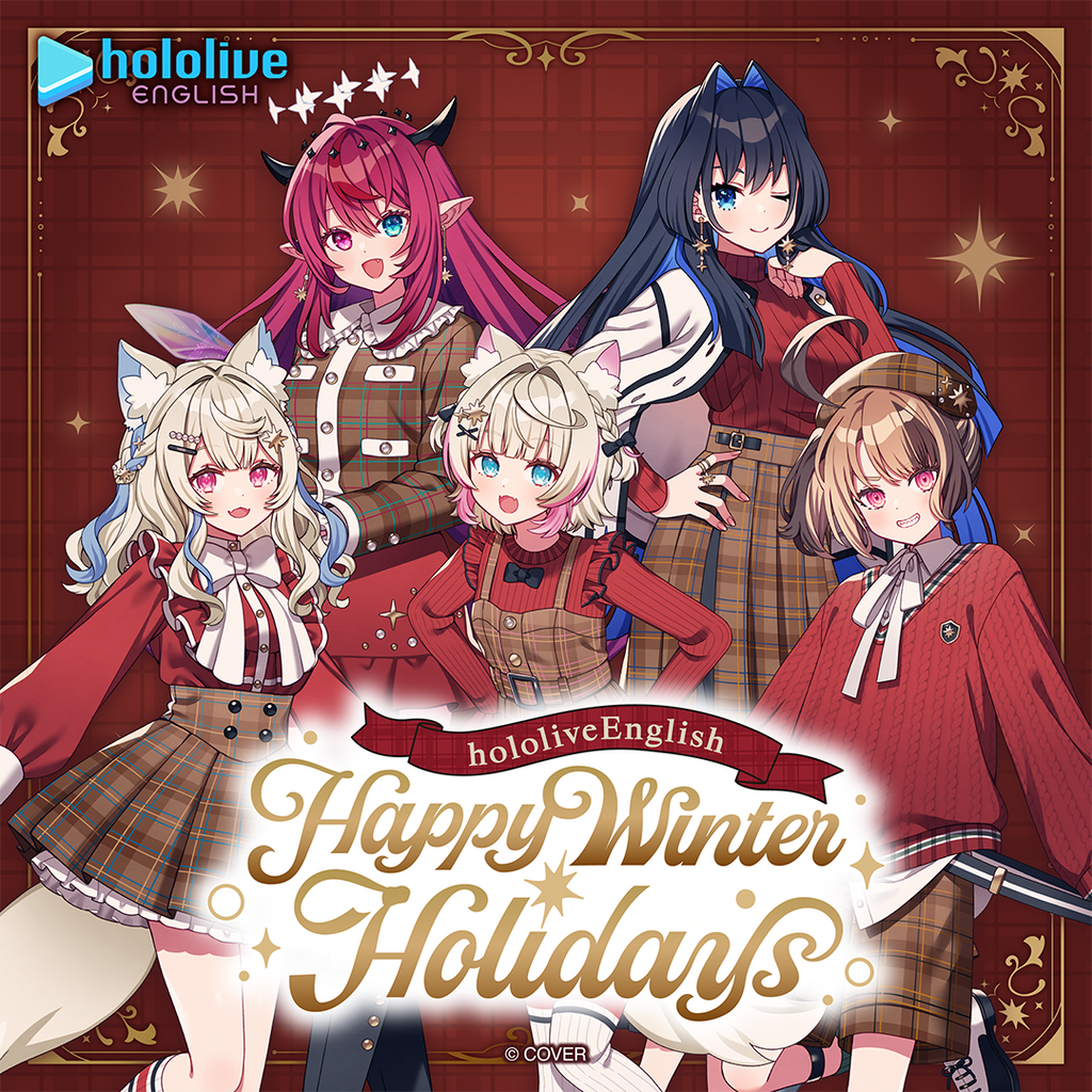 「官品代購」hololive English「Happy Winter Holidays」⏳💎🐾👧 (Ouro Kronii/ IRyS/ FUWAMOCO/ Gigi Murin)