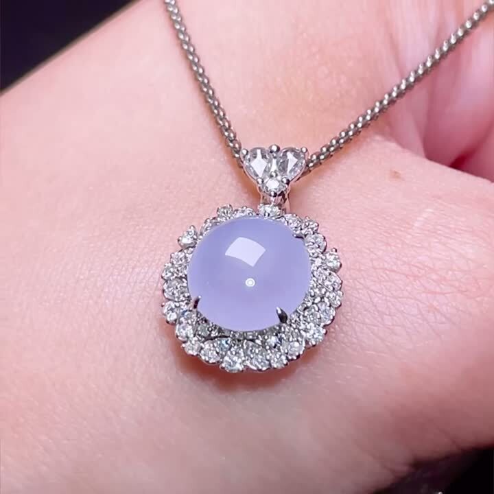 1122410 翡翠蛋面吊墜