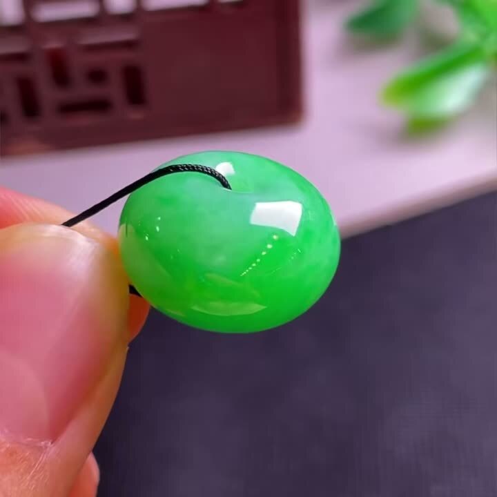 1122416 翡翠平安扣吊墜 (18mm直徑)