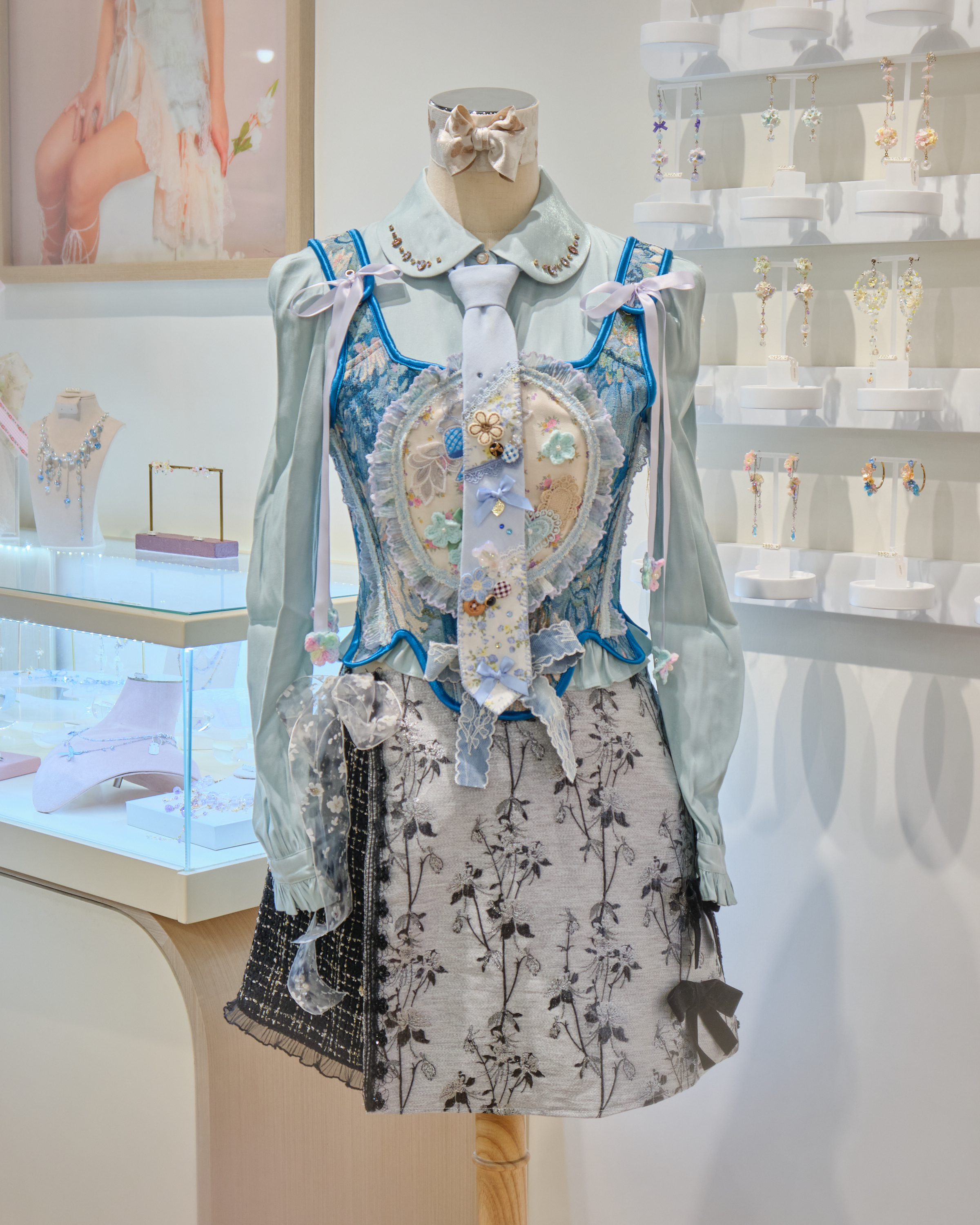 13195 Frosted Sugar Storybook Tie