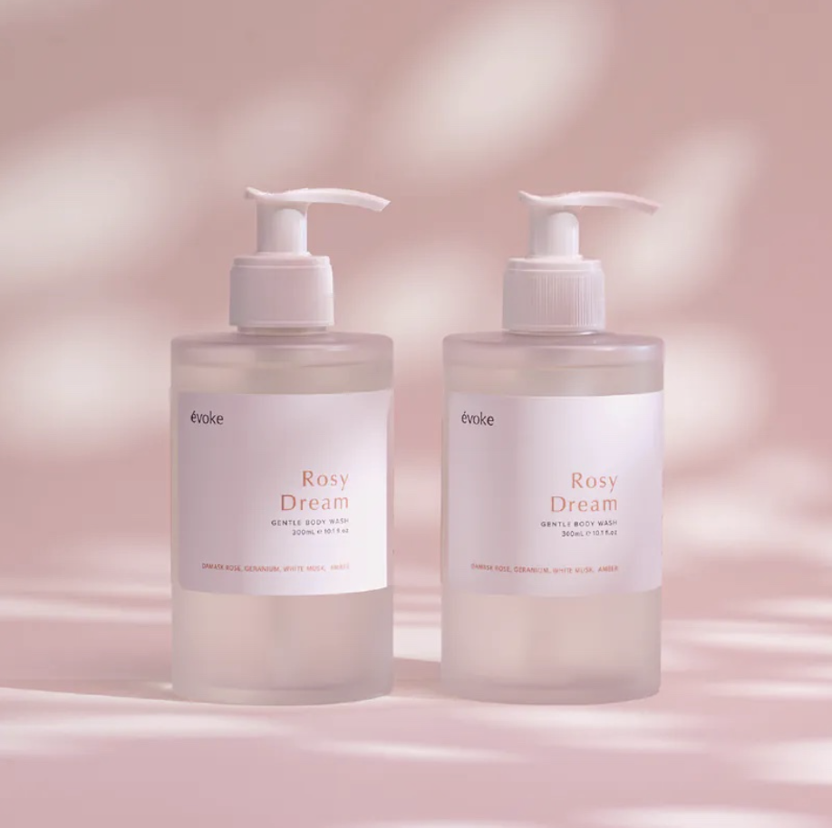 敏感肌沐浴乳推薦:《évoke》玫瑰夢境舒緩沐浴露 300mL - 敏弱首選
