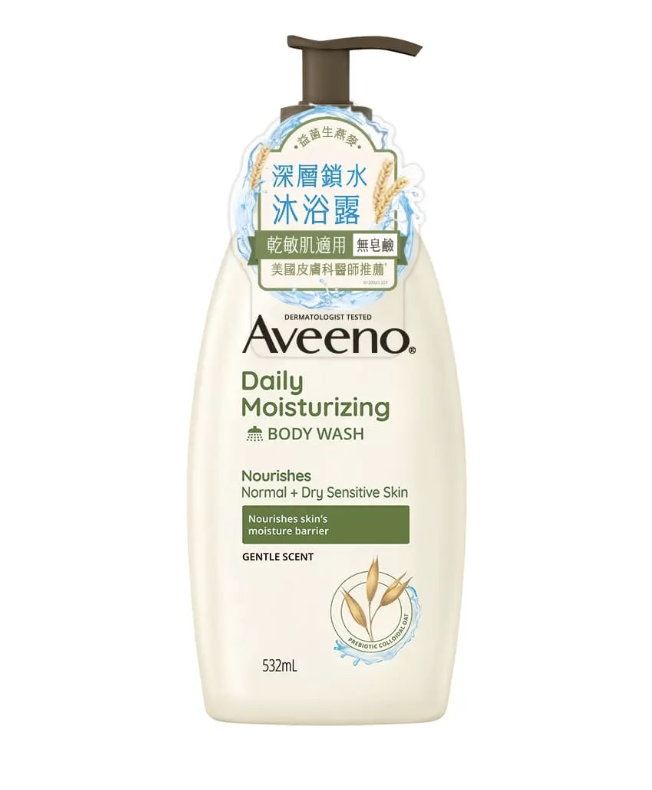 Aveeno 艾惟諾 燕麥高效舒緩沐浴露 532ml