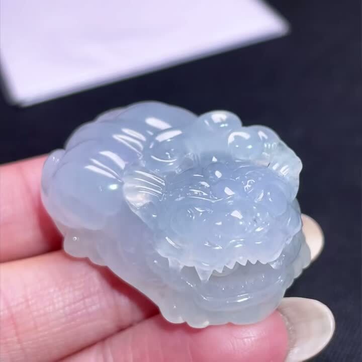 翡翠貔貅吊墜,天然翡翠A玉, 緬甸玉, Jade, Jadeite