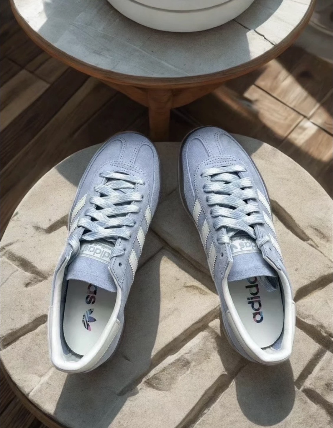 NG品-24.5cm-Adidas Originals Handball Spezial 海鹽藍