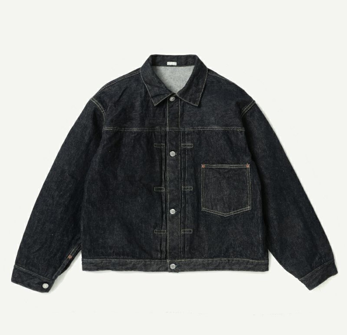 11/29 RELEASE: A.PRESSE 1ST TYPE DENIM JACKET ONE WASH (AP-1001) - PRE ORDER ITEM (預訂中)