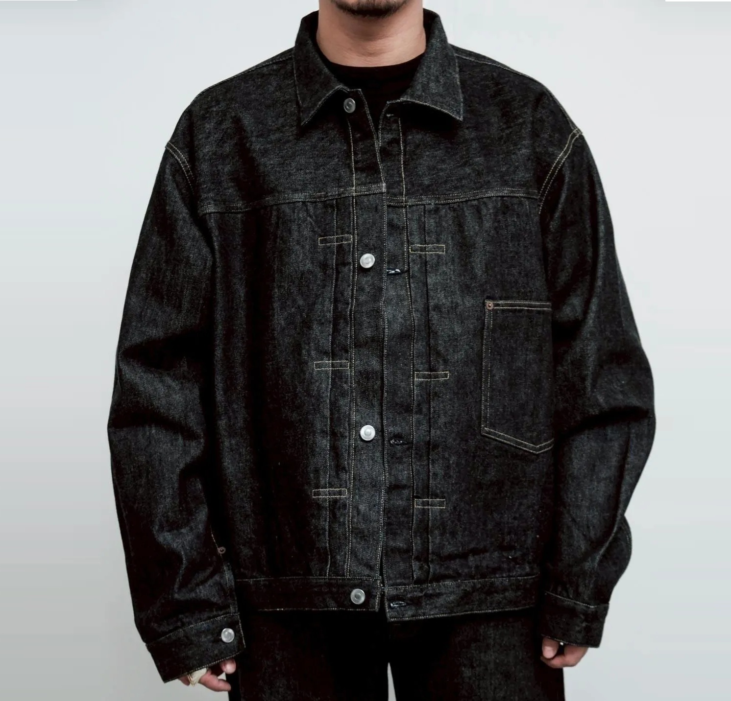 11/29 RELEASE: A.PRESSE 1ST TYPE DENIM JACKET ONE WASH (AP-1001) - PRE ORDER ITEM (預訂中)