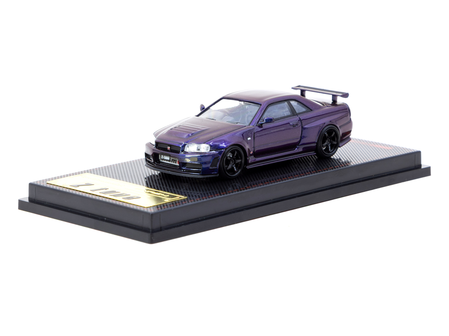 PO-$195 * IGNITION MODEL * 1:64 Nismo R34 GT-R Z-tune Purple Metallic