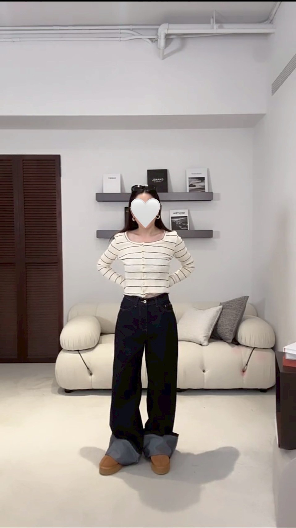 （現貨）🇰🇷#AF51 時髦人士要有的原色單寧褲