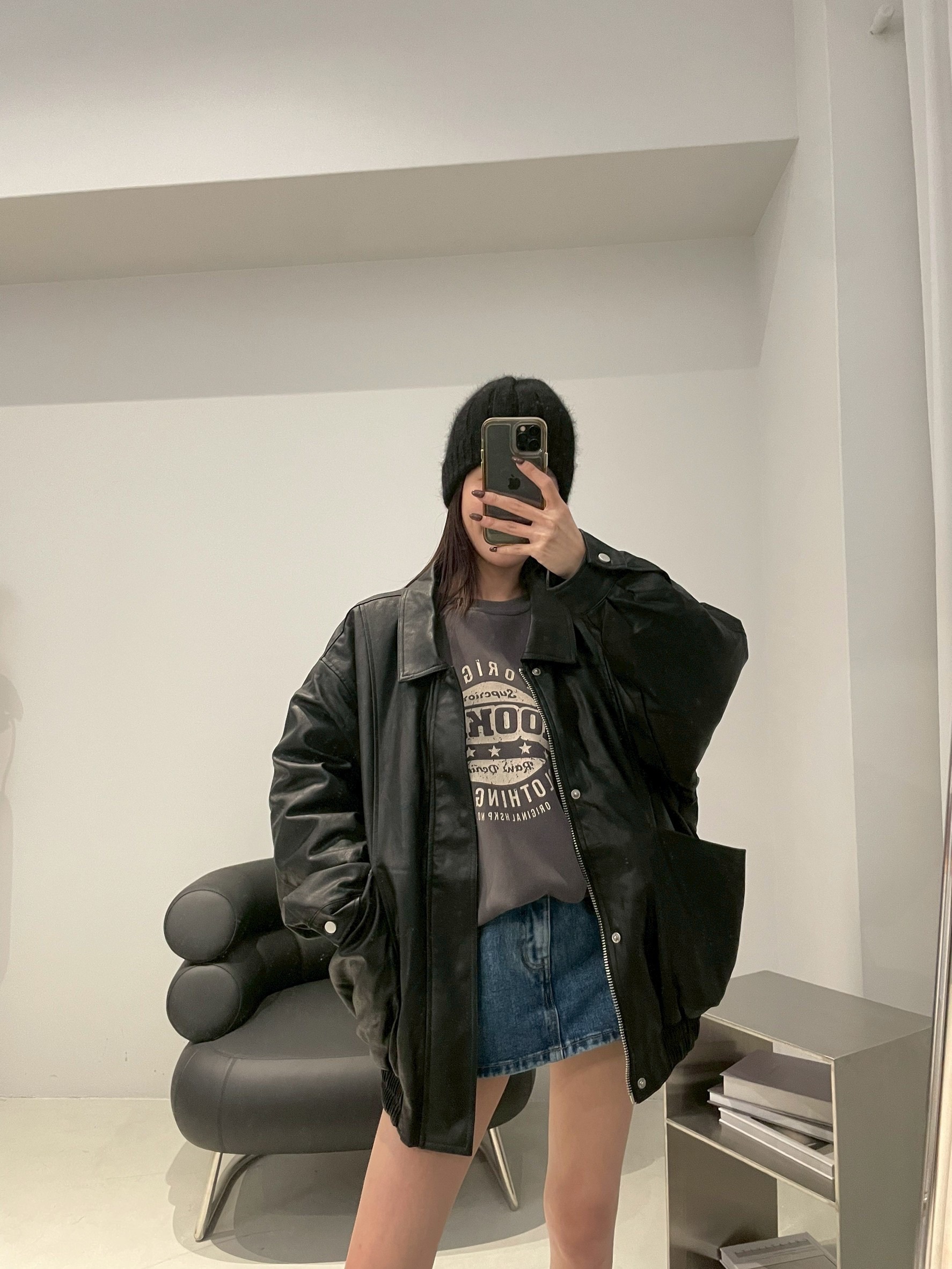 (現貨)#AF28 不能錯過的字母MTM(黑/灰/咖)