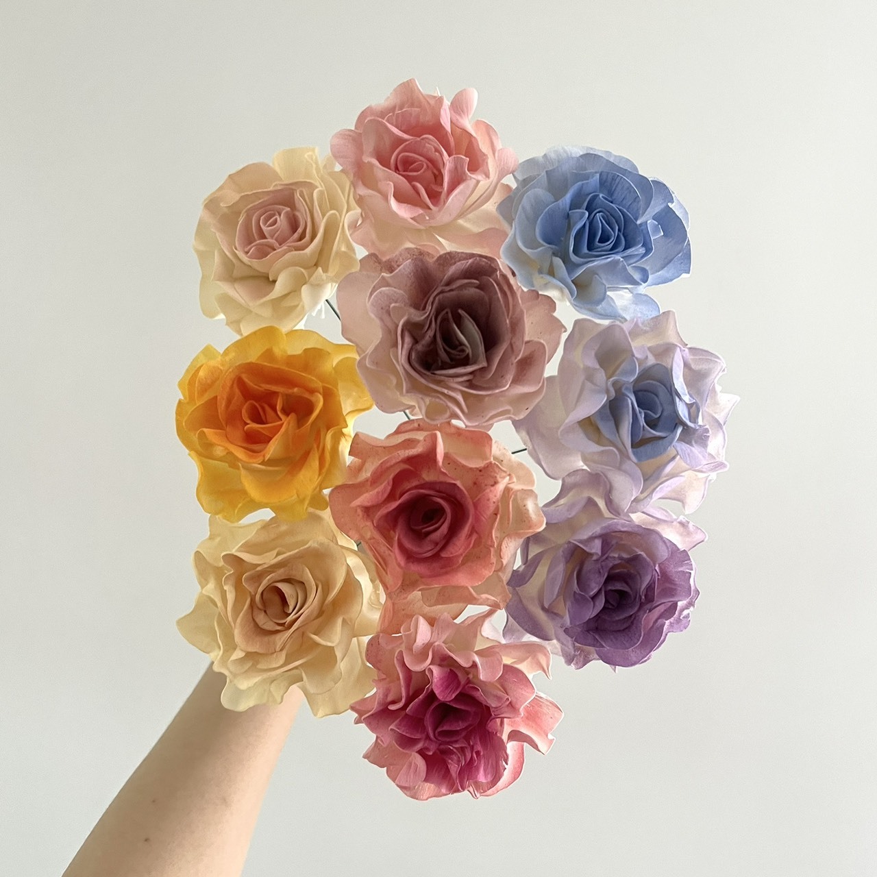 泰國索拉花 梔子花 7-8CM＜五支一把＞(高品質)