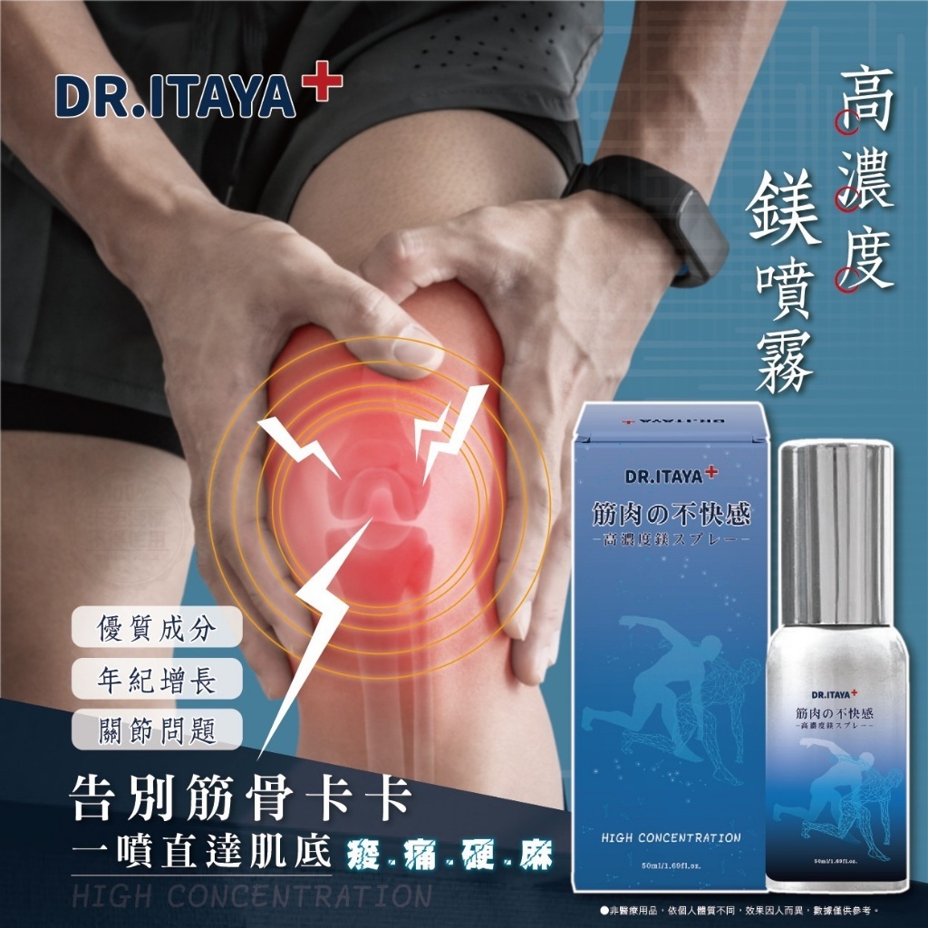 WSBB7233  DR.ITAYA 告別筋骨卡卡高濃度鎂噴霧50ml（現貨S7）