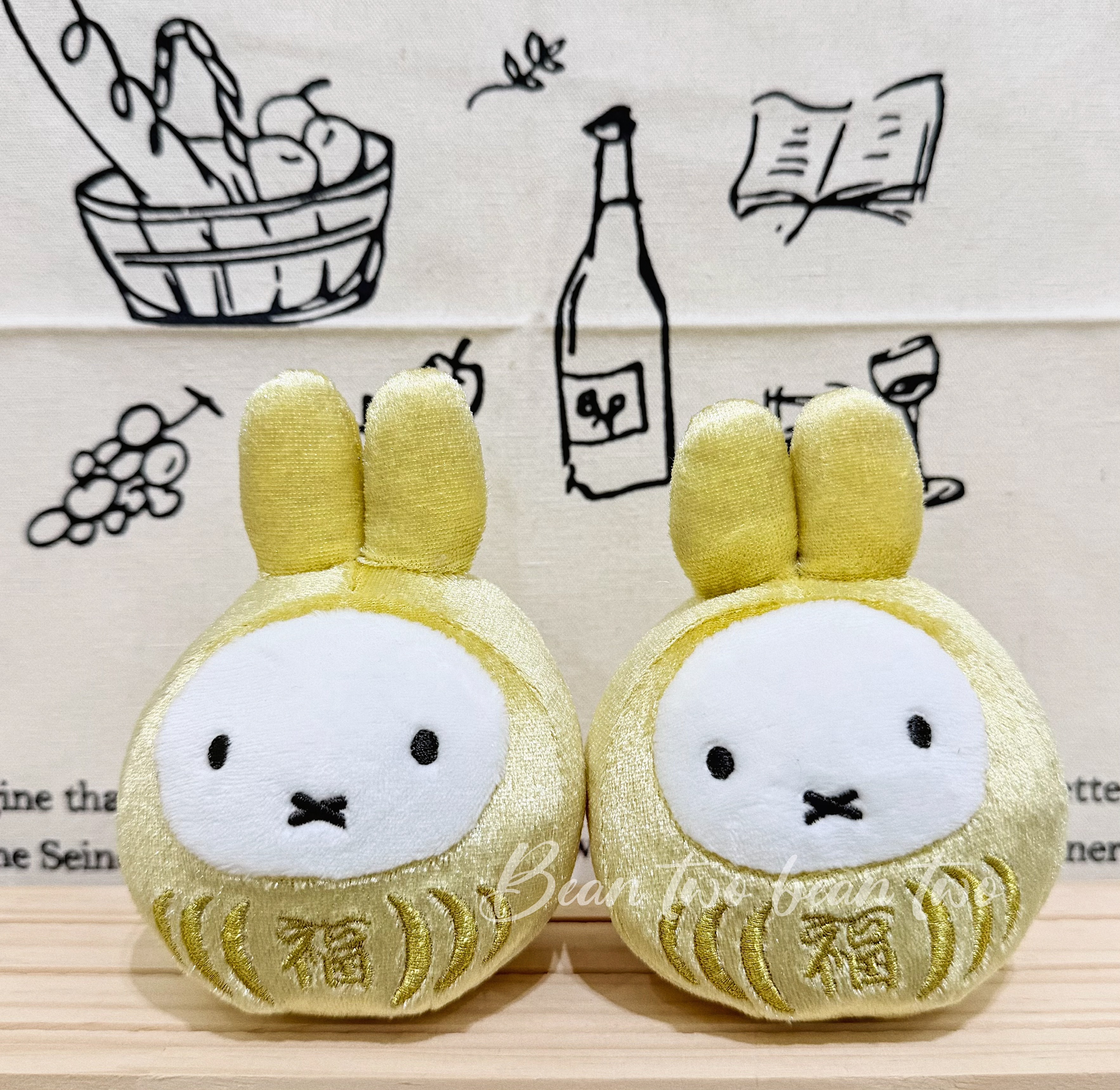 🇯🇵招福招財金色米菲兔吊飾