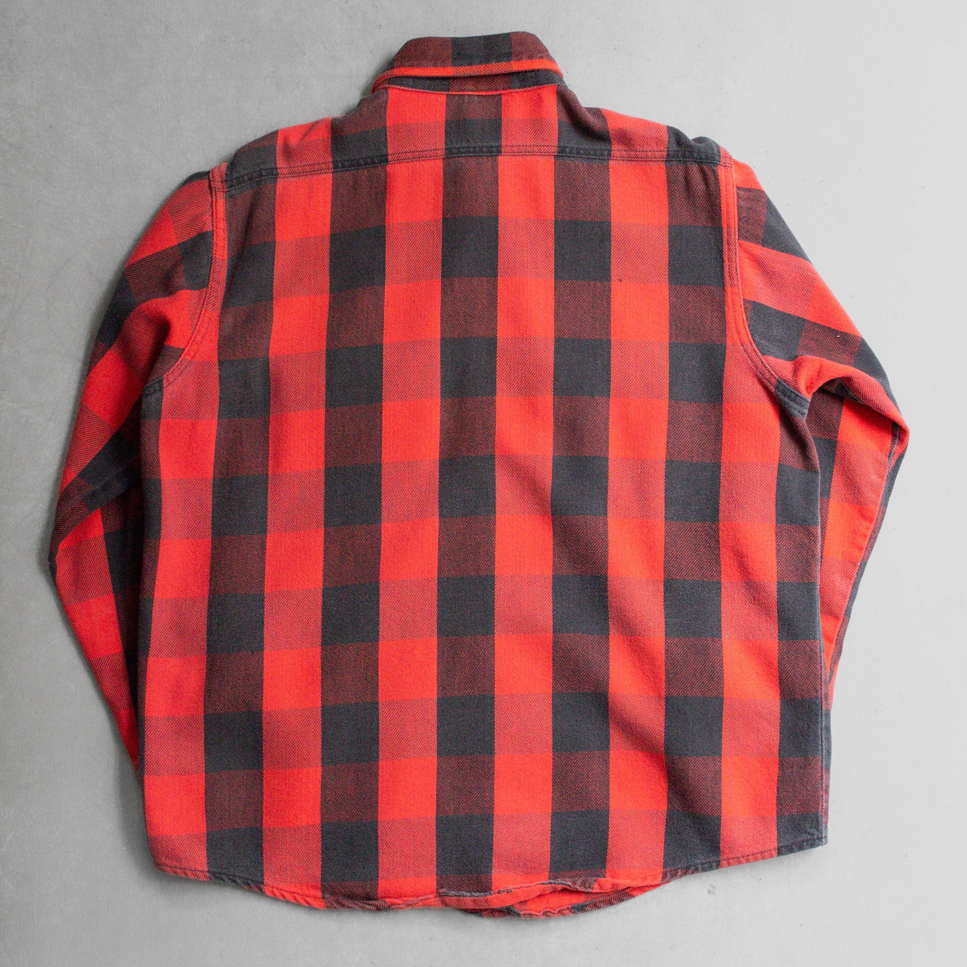 80S FROSTPROOF HEAVY FLANNEL 美國製 紅黑 格紋 法蘭絨 長袖 襯衫