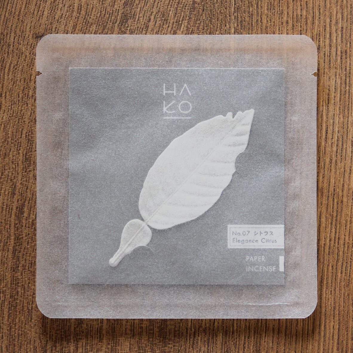 淡路島 HA KO葉片紙香 No.7 優雅柑橘｜薰壽堂