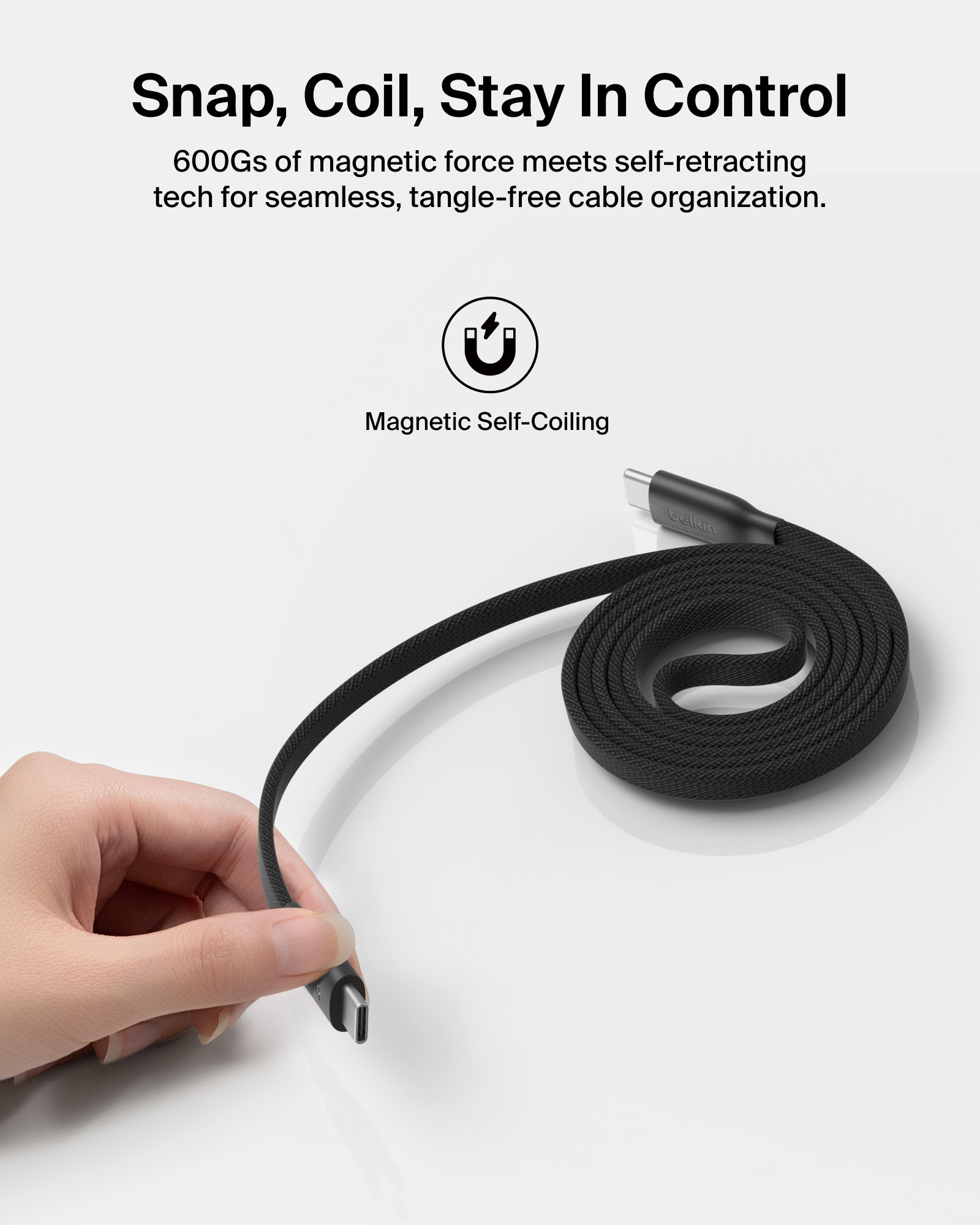 BoostCharge Pro Magnetic USB-C Cable 240W (1M) [CAB027]