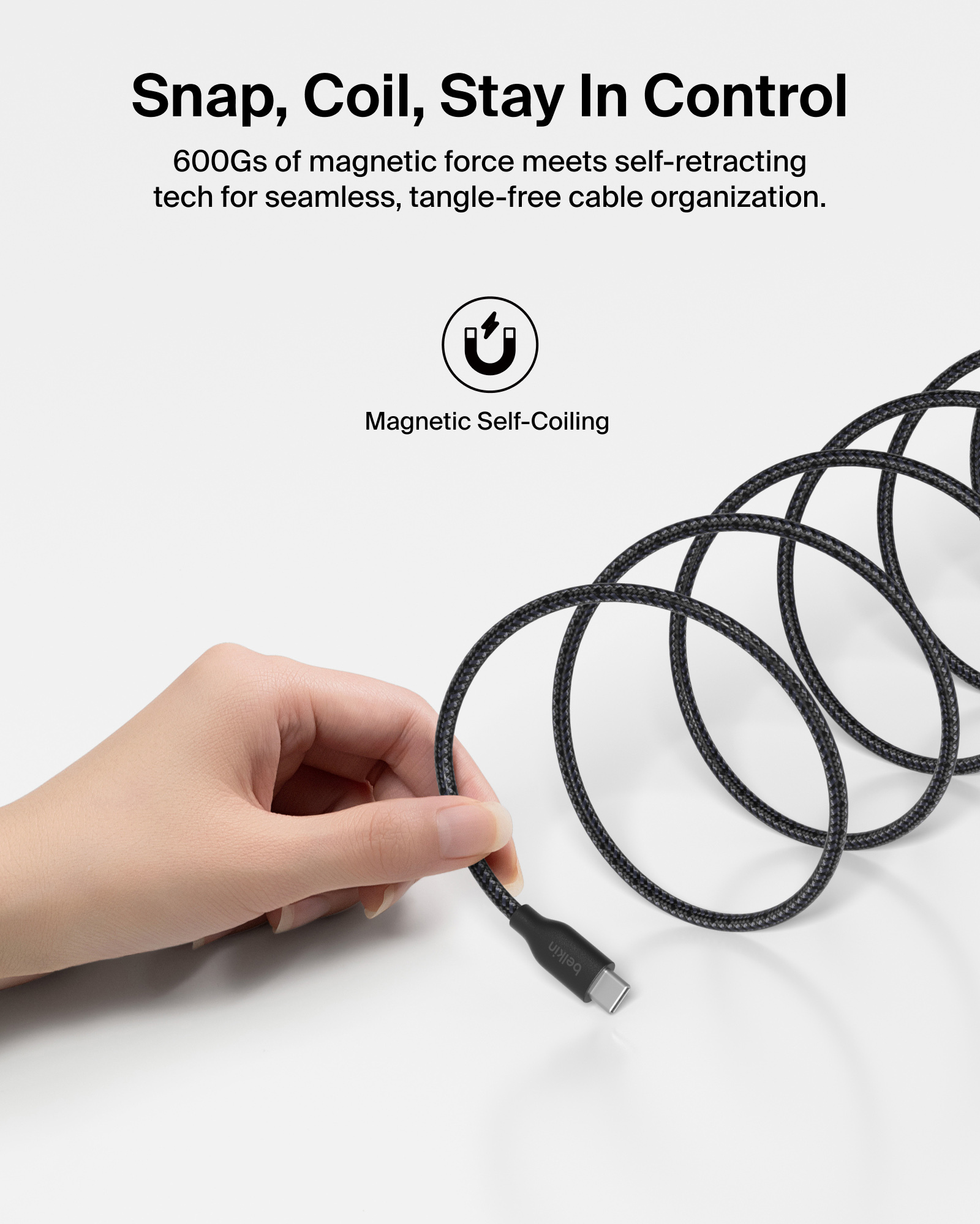 BoostCharge Pro Magnetic USB-C Cable 240W (2M) [CAB028]