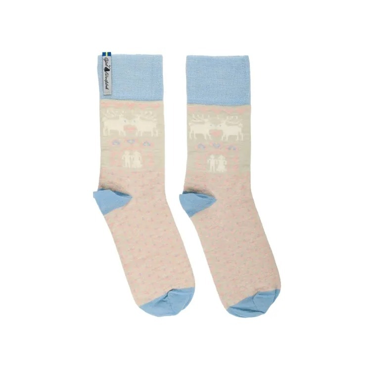 Öjbro Vantfabrik｜Everyday Elsie&Erik｜歐布羅美麗諾羊毛襪 - 親愛的家人