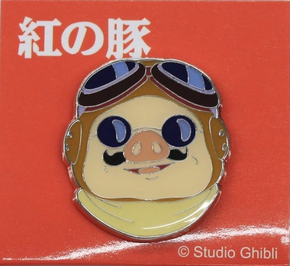 胸針 紅豬 波魯克臉部