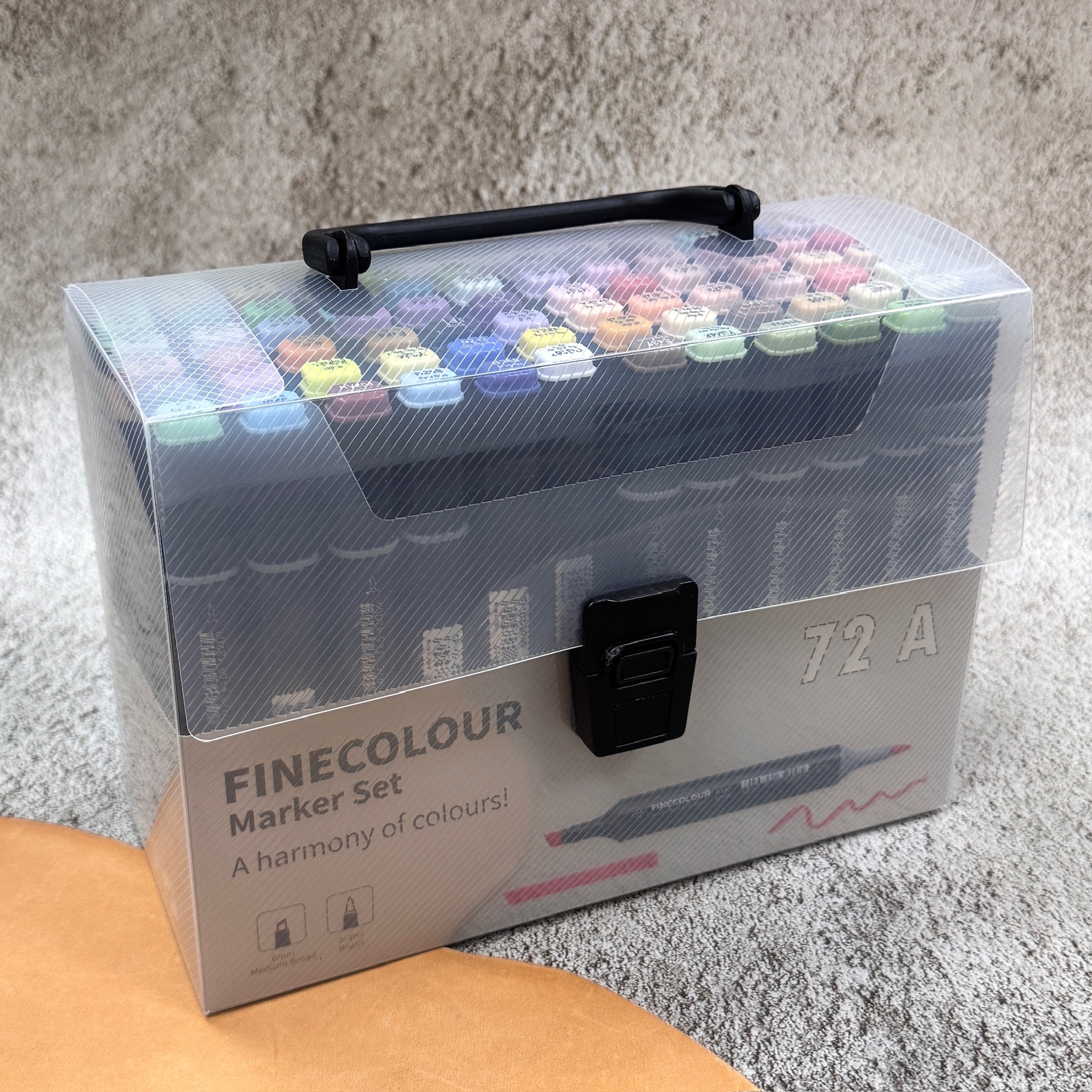 法卡勒FINECOLOUR ｜ 酒精麥克筆 72A套組 統測設計群適用