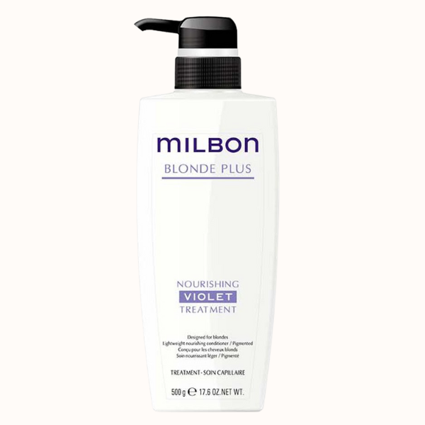 Milbon - Blonde Plus Nourishing Violet Treatment 漂後去黃滋養護髮素 500g