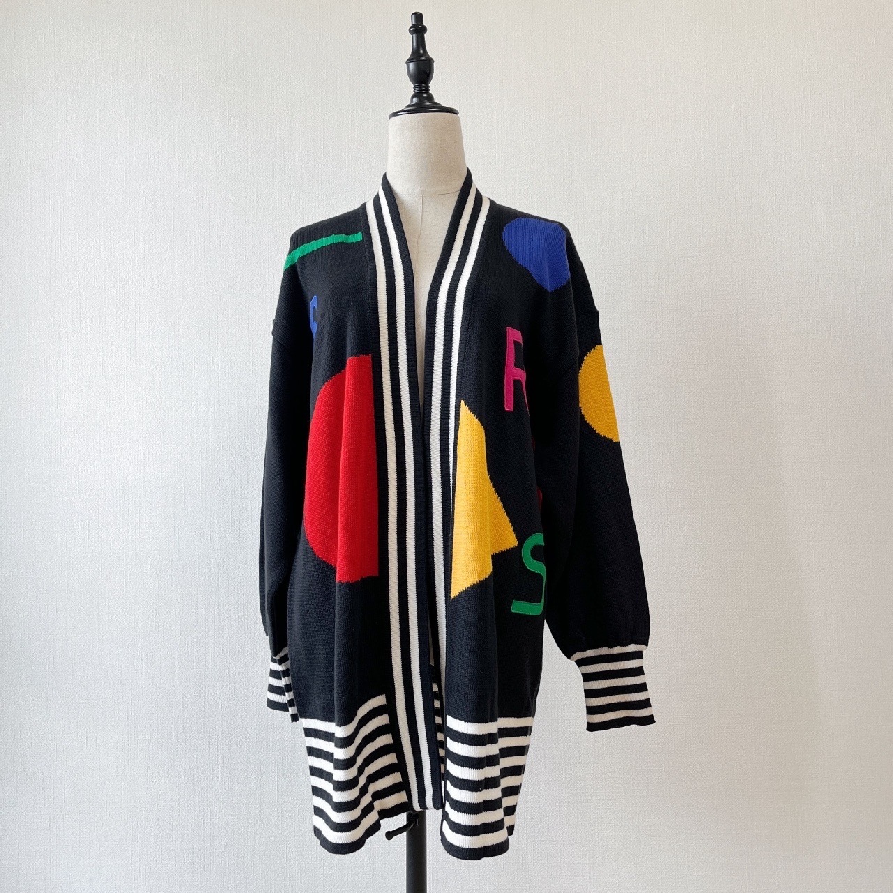 Laurel by ESCADA意大利製七彩數字及幾何圖案針織外套