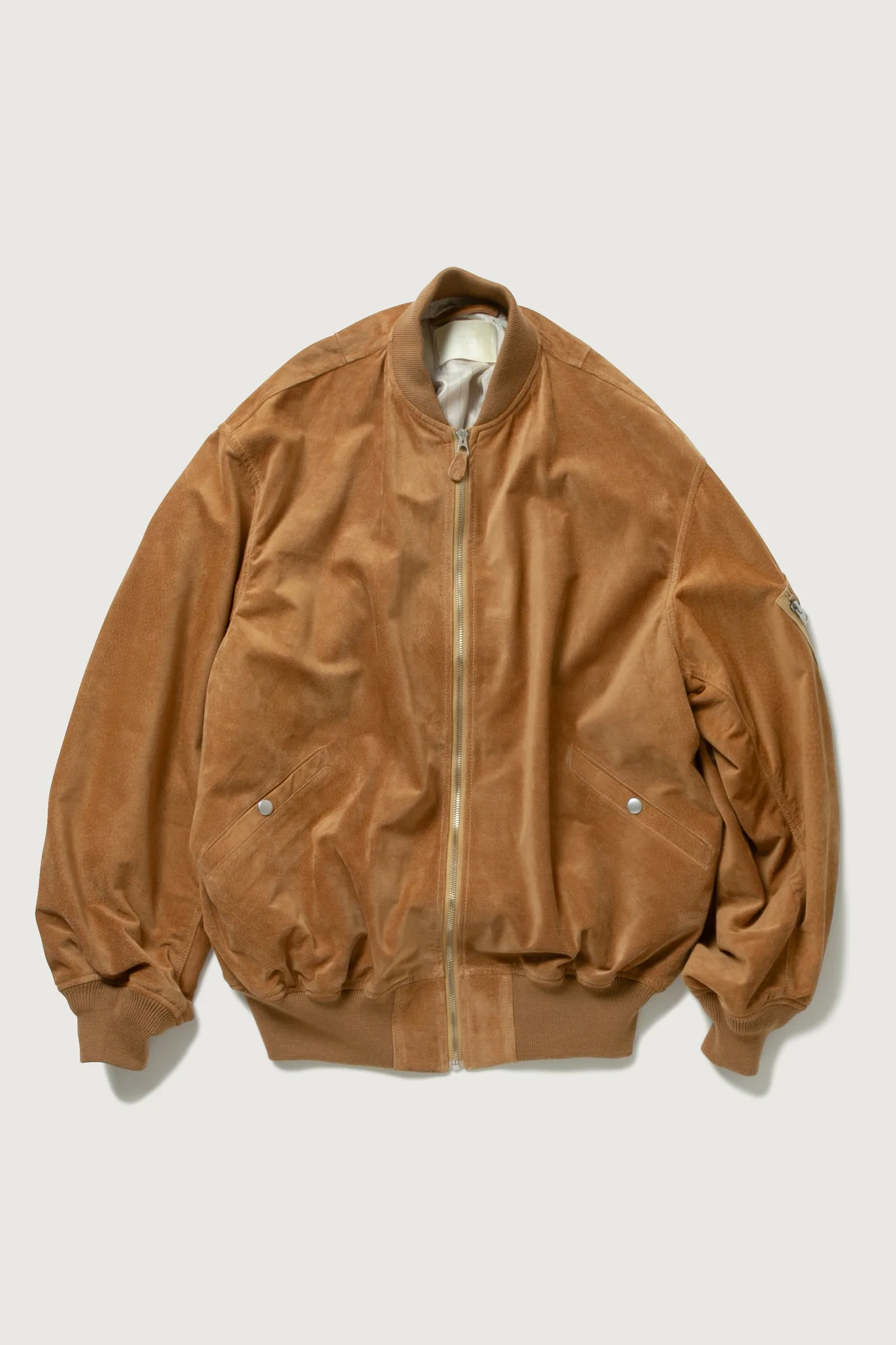INNAT SUEDE BOMBER JACKET (2COL)