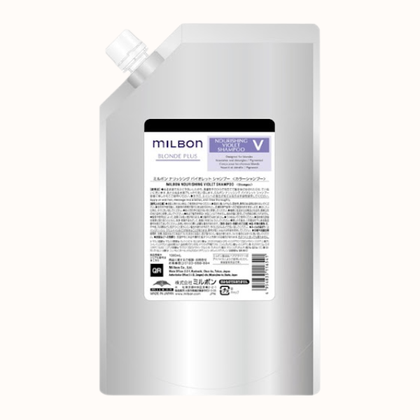 MILBON - Blonde Plus Nourishing Violet Shampoo 漂後去黃洗髮露 1000ml
