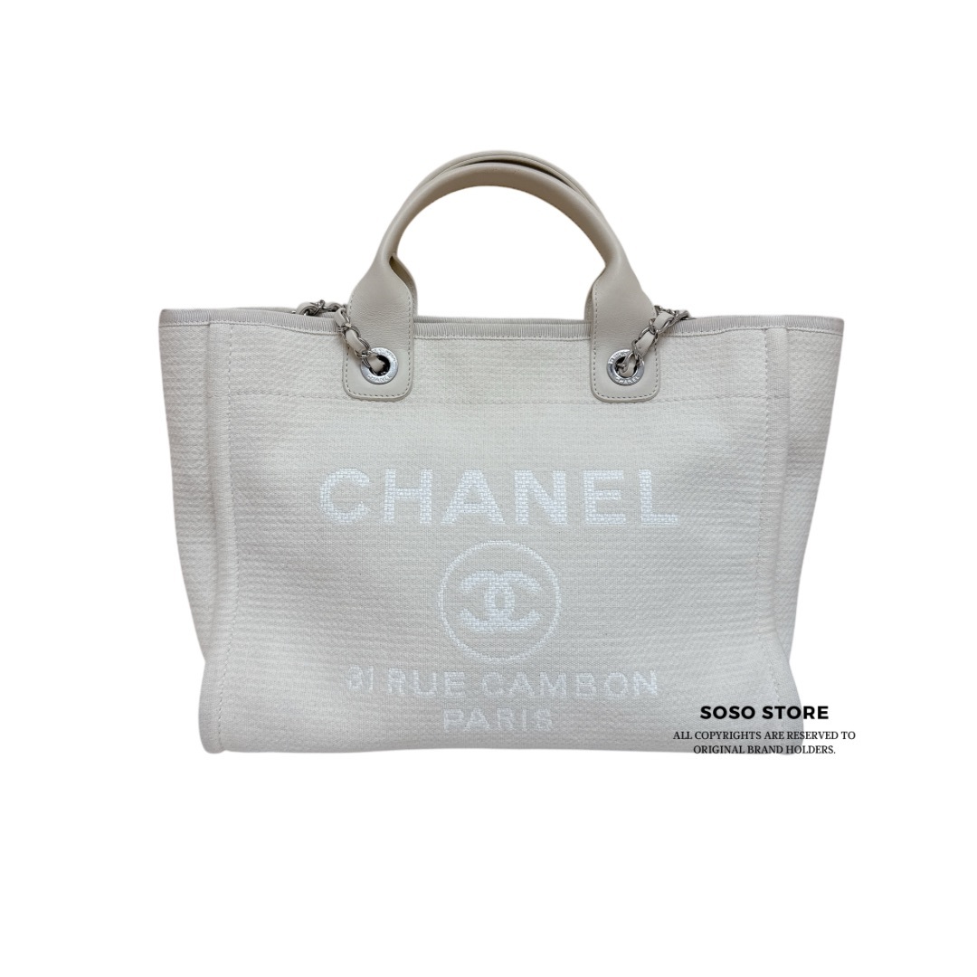 Chanel deauville tote bag - White / Shw