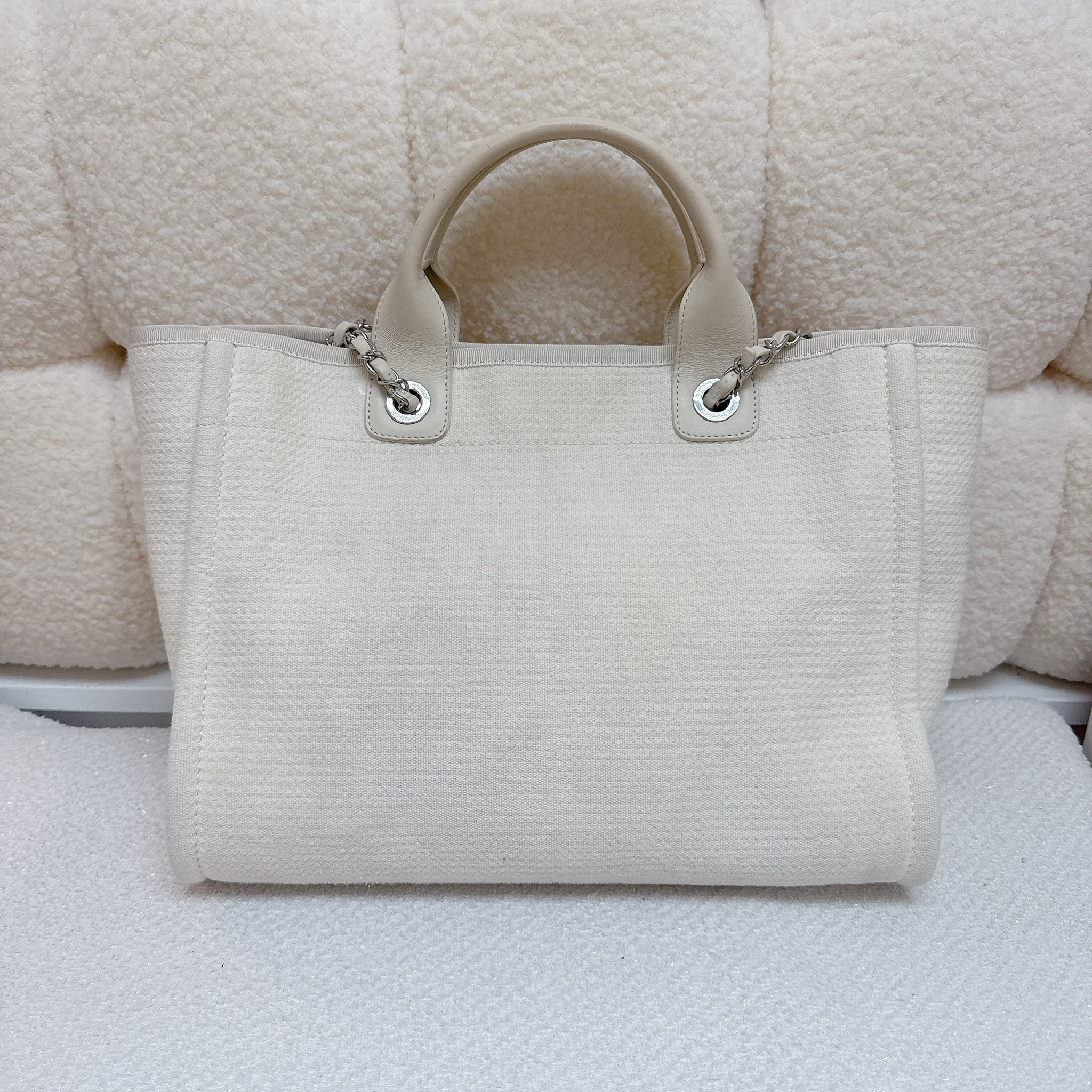 Chanel deauville tote bag - White / Shw