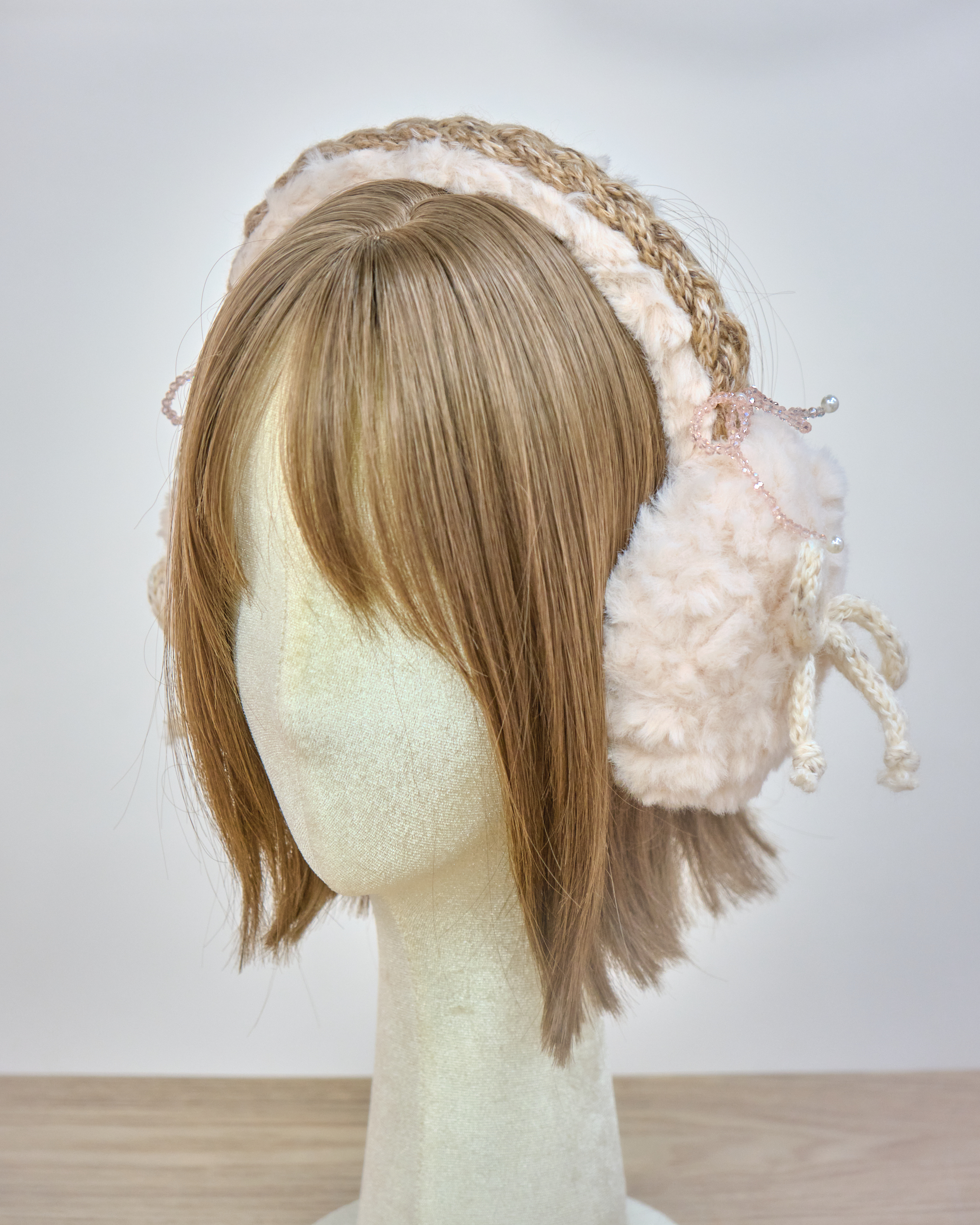 13162 Snow-Petal Gemstone Cloud Earmuffs