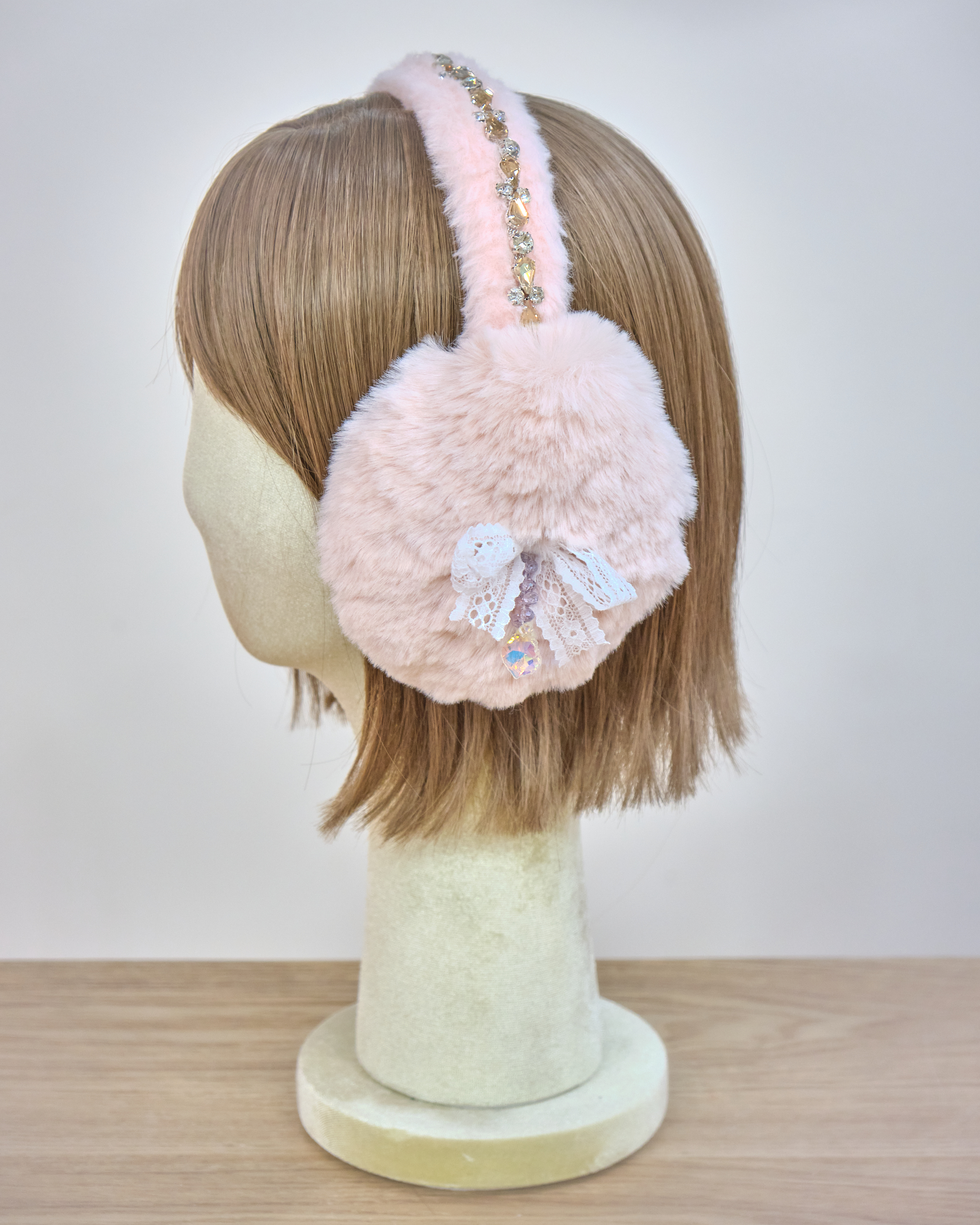 13160 Snow-Petal Gemstone Cloud Earmuffs