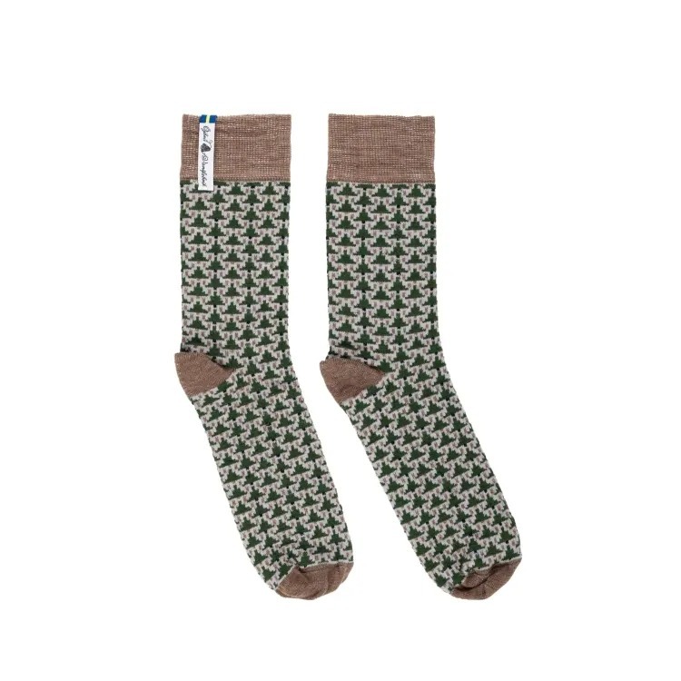 Öjbro Vantfabrik｜Everyday Skogen｜歐布羅美麗諾羊毛襪 - 森林系列