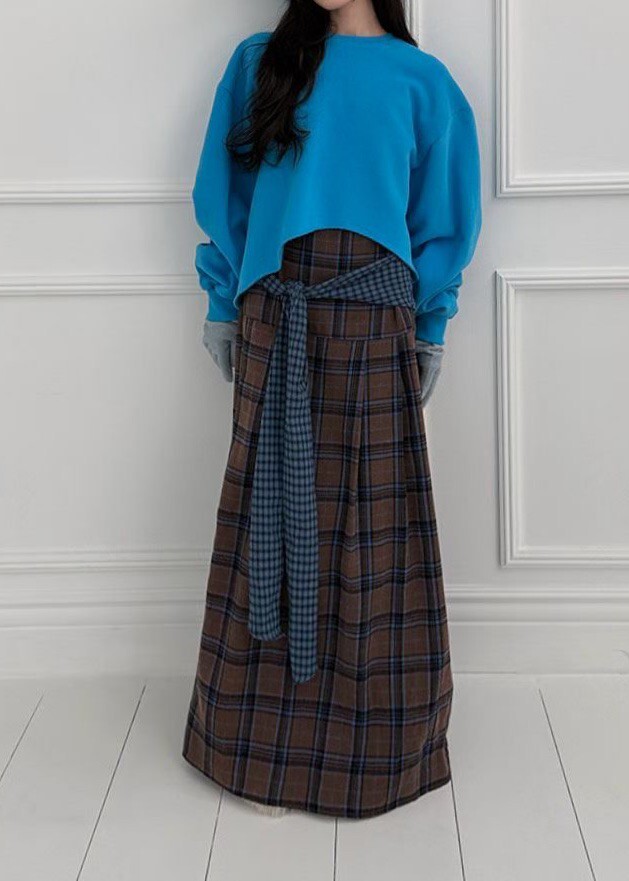 造型下擺短版刷毛衛衣