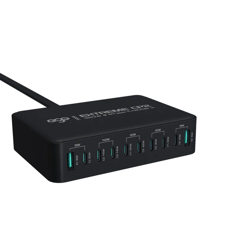 EGO 320W EXTREME CP2 10USB GaN 充電器 EGO-0261