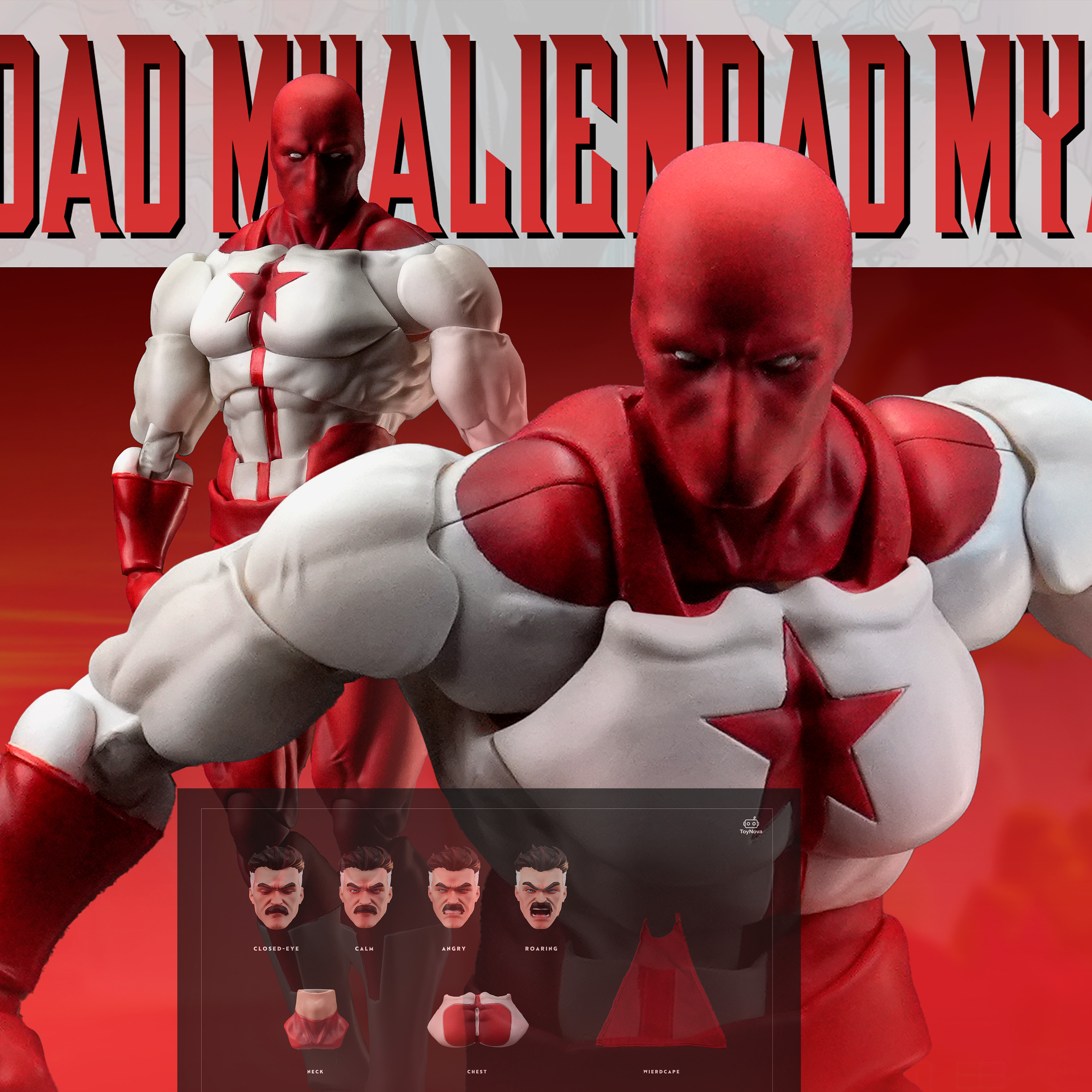 (Pre-Order) ZOOMRIG 1/12 MYALIENDAD Action Figure (ZR-001) + Accessory Pack (TN-001)