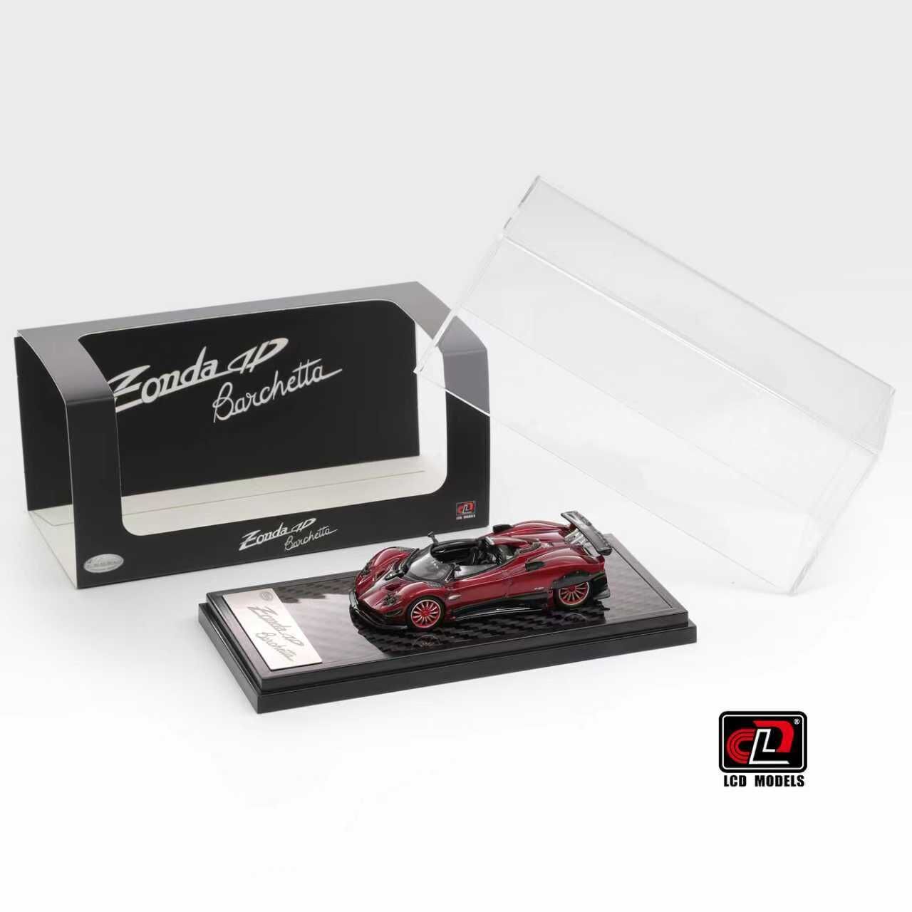 PO-$180 * LCD * 1:64 Pagani Zonda HP (Carbon Red Color)