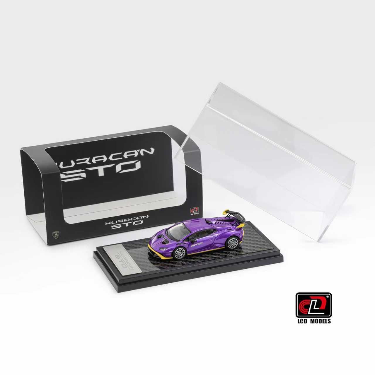 PO-$150 * LCD * 1:64 Lamborghini Huracan STO Purple